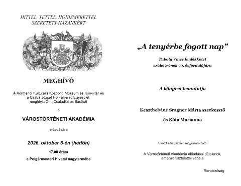 Várostörténeti Akadémia